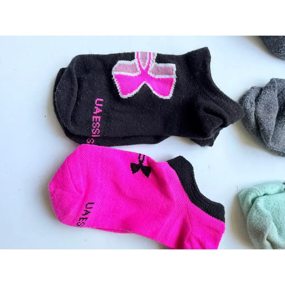 Under Armour Girl's Socks Bundle - 6 Pairs!